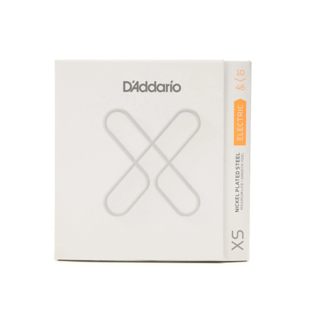 D'Addario XS Nickel Plated Steel Electric Guitar Strings Set,10-46 Gauge,25-Pack