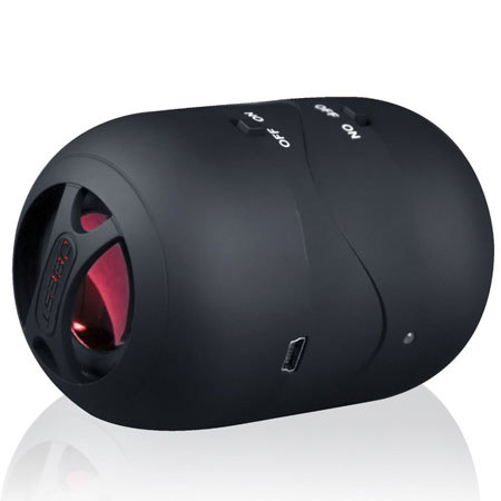 Dbest Duo Bluetooth Rechargeable Mini Speaker Set, Black