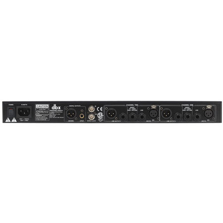 dbx 386 Dual Vacuum Tube Preamp with Digital Out
