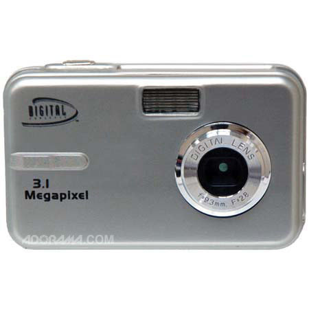 Digital Concepts 3.1MP Point and Shoot Camera, Silver