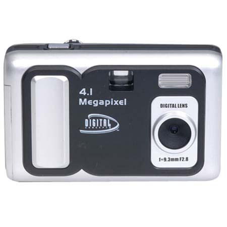 Digital Concepts 4.1mp Point & Shoot Dig Cam w/4x Zm,Bk