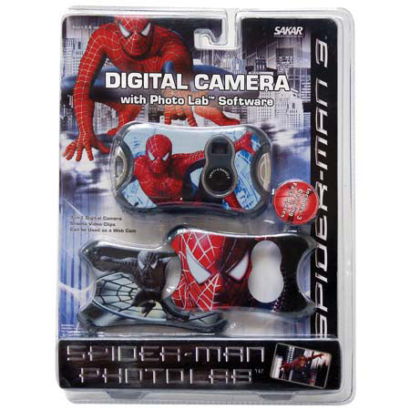 Digital Concepts Spiderman 3,0.3MP w/Face Plate,8mb Mem