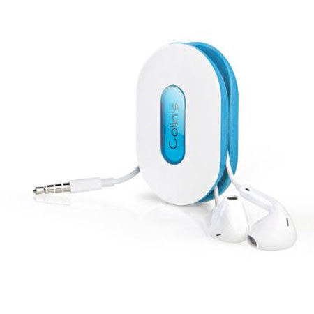 Dotz WrapIDtm Earbud Wrap, Blue
