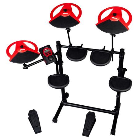 Ddrum DD Beta 5 Piece Electric Drum Kit, Black/Red