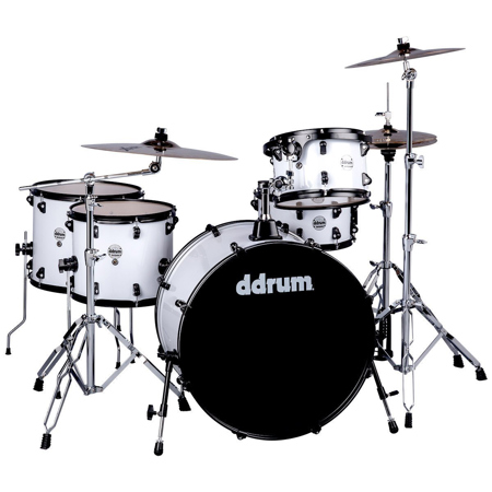 Ddrum Journeyman Gen.2 Rambler 5-Piece Drum Set, White