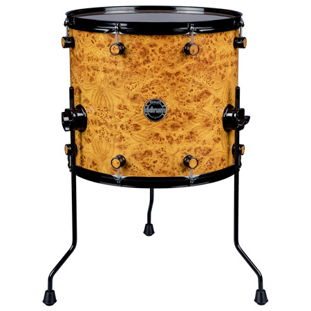 Ddrum Reflex Series 16x18" Floor Tom Drum with Legs, Mappa Burl Wrap