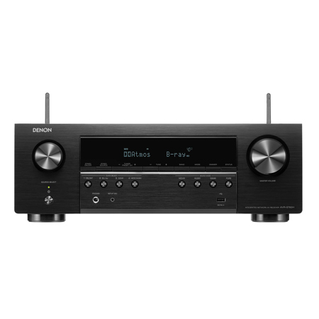 Denon AVR-S670H 75W 5.2-Channel 8K Network AV Receiver with HEOS, Black AVR- S670H