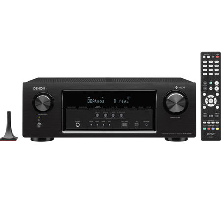 Denon AVR-S730H 7.2-Channel Network A/V Receiver with Built-In Wi-Fi & Bluetooth