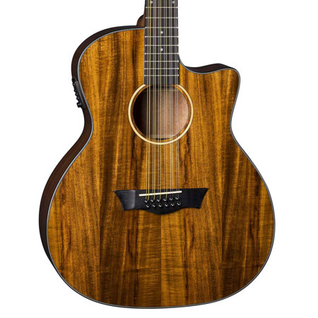 Dean AXS Exotic Cutaway 12-String AE Guitar, Balsamo, Gloss Natural