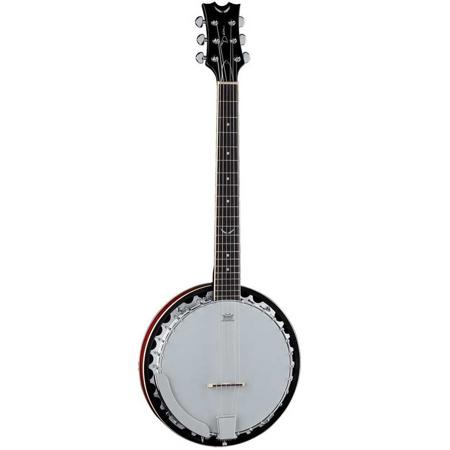 Dean Guitars Backwoods 6-String Banjo, 21 Frets, "C" Shape Neck, Rosewood Fretboard, Natural