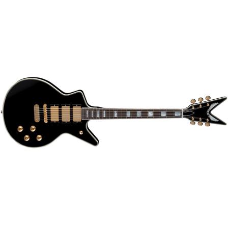 Dean Cadillac 1980 3 Pickup Electric Guitar, Classic Black