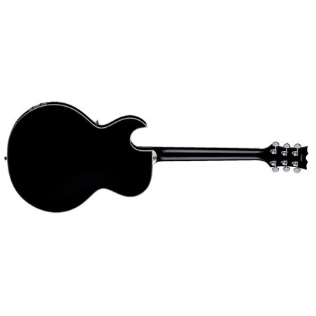 Dean Colt Flame Maple Top Electric Guitar with Piezo Pickup, Trans Black