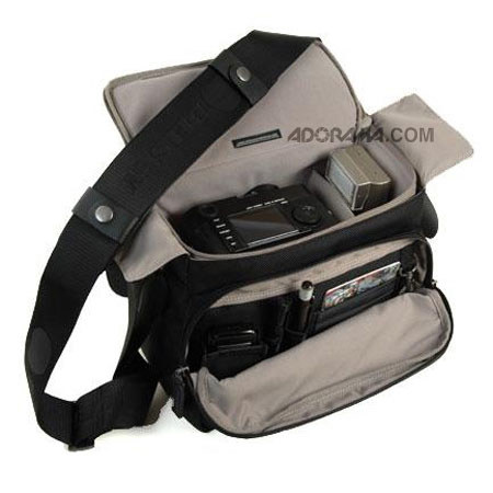 Delsey Cortex 1 Ballistic Nylon Shoulder Bag, Black