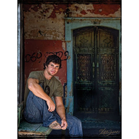Denny Manufacturing 10'x10' Old Town Freedom Cloth Backdrop
