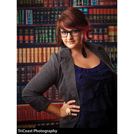 Denny Manufacturing 8'x8' Classic Bookcase Freedom Cloth Backdrop