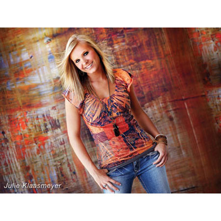 Denny Manufacturing 10'x10' Helter Skelter Freedom Cloth Backdrop