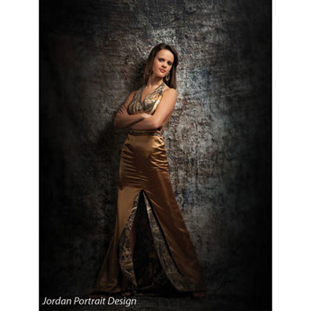 Denny Manufacturing 10'x20' Ancient Texture Freedom Cloth Backdrop