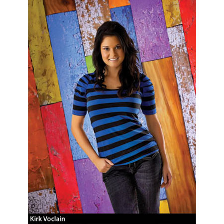Denny Manufacturing 10'x20' Prismatic Planks Freedom Cloth Backdrop