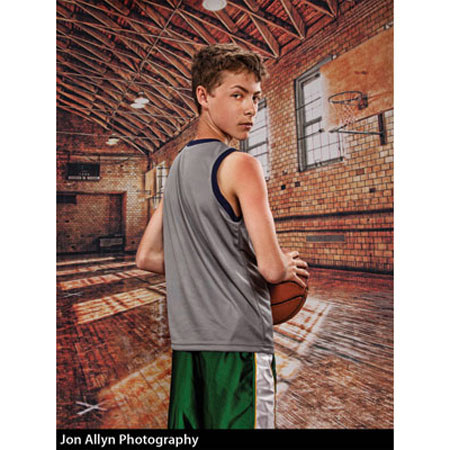 Denny Manufacturing 10'x20' Hardwood Freedom Cloth Backdrop