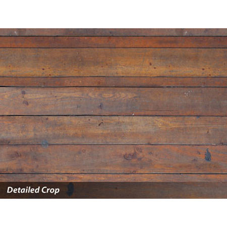Denny Manufacturing 5'x5' Brown Wooden Planks Roll Up Floor