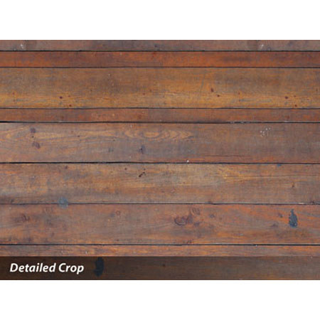 Denny Manufacturing 8'x8' Brown Wooden Planks Roll Up Floor