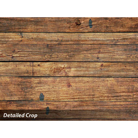 Denny Manufacturing 5'x6' Worn Pine Roll Up Floor Background
