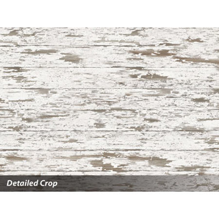 Denny Manufacturing 5'x6' Whitewash Wood Roll Up Floor Background