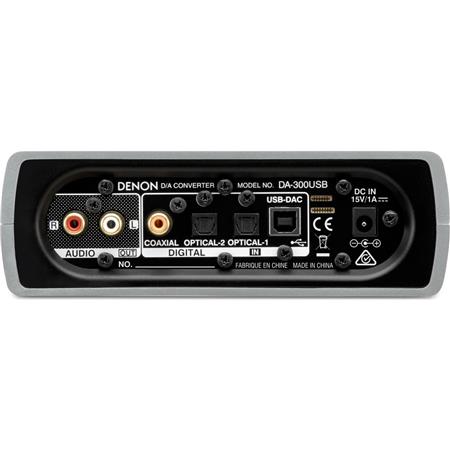 Denon DA-300USB High Resolution Audio USB DAC & Headphone Amplifier, 15W  Power Consumption, Advanced OLED Display with Touch Control