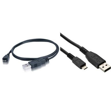 Delton Platinum Micro USB Data-Sync Cable, Black