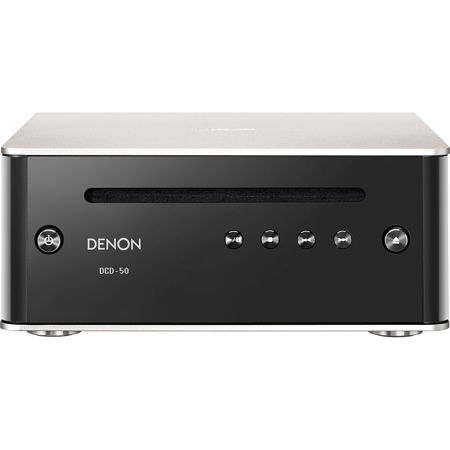 Denon Design Series DCD-50 Hi-Fi CD Player, Premium Silver