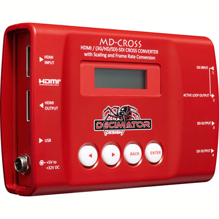 Decimator MD-CROSS V2 Miniature SDI/HDMI Cross Converter - SKU#1634448
