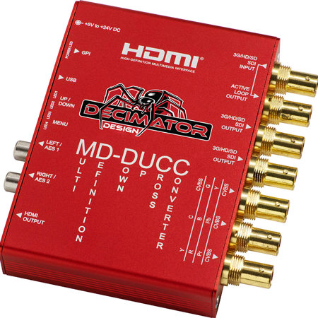 Decimator MD-DUCC Multi-Definiton Down Up Cross Converter SDI to SDI