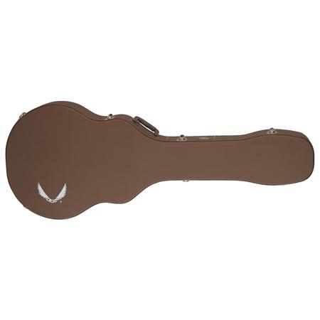 Dean Guitars Deluxe Hard Shell Case for EAB Acoustic Bass Guitar, Brown