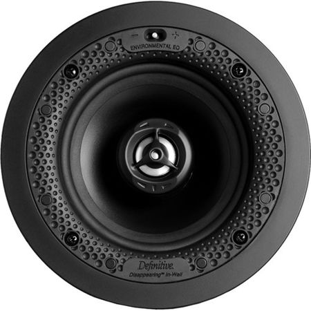 Definitive Technology Disappearing Series DI 5.5R Round 5.25" 2-Way In-Ceiling/In-Wall Speaker, White
