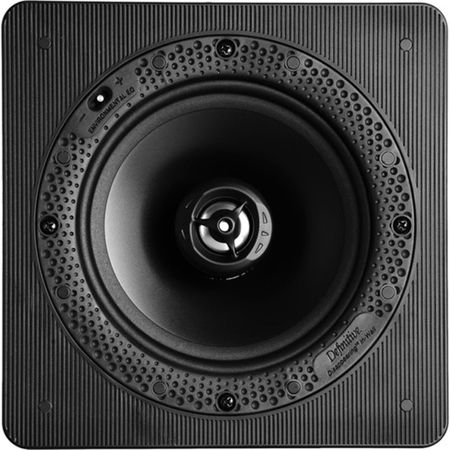 Definitive Technology Disappearing Series DI 6.5S Square 6.5" 2-Way In-Ceiling/In-Wall Speaker, White
