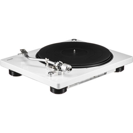 Denon DP-400USB Hi-Fi Stereo Turntable with USB and Speed Auto Sensor, White