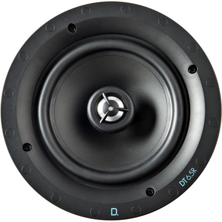 Definitive Technology DT Custom Install Series DT6.5R Round 6.5" 2-Way In-Ceiling Speaker, White