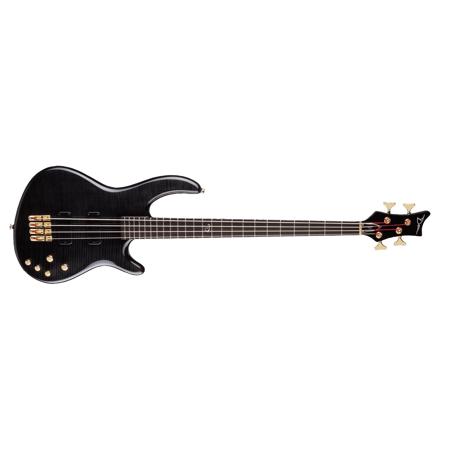 Dean Edge Pro Electric Bass Guitar, Trans Black