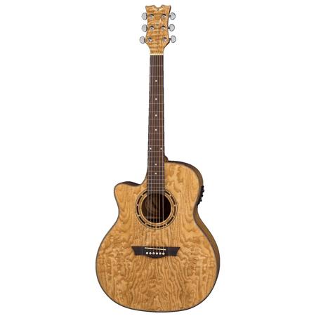 Dean Exotica Quilt Ash AE Left Handed Guitar Rosewood Glossy Natural EQAL GN