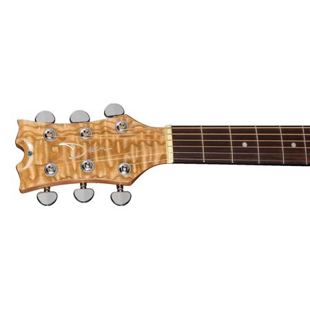 Dean Exotica Quilt Ash AE Left-Handed Guitar, Rosewood, Glossy