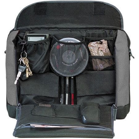 Delsey GOPIX 100BG Notebook Briefcase, Black and Gray