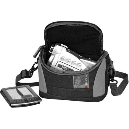 Delsey GOPIX 10BG, Small Belt Pouch, Black and Gray