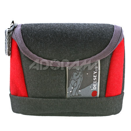 Delsey GOPIX 10BR, Small Belt Pouch , Black and Red