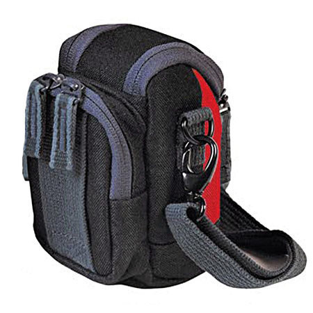 Delsey GOPIX 15BR, Small Belt Pouch , Black and Red