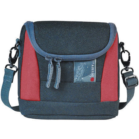 Delsey GOPIX 30BR,Cmpct Pouch f/Binoc/Digi Gadgts,Bk&Rd