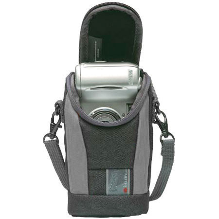 Delsey GOPIX 4BG, Compact Shoulder Pouch, Black/Gray