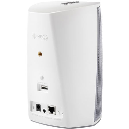 Denon HEOS 1 High Resolution Wireless Speaker, Series 2, Single, White