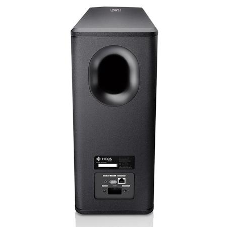 Denon HEOS Subwoofer, 2x 5.25" Drivers, Wireless, Black