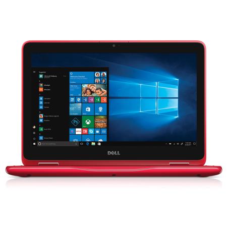 Dell Inspiron 11.6" 2-in-1 Touchscreen, AMD A9-9420e, 4GB, 500GB HDD, W10H, Red