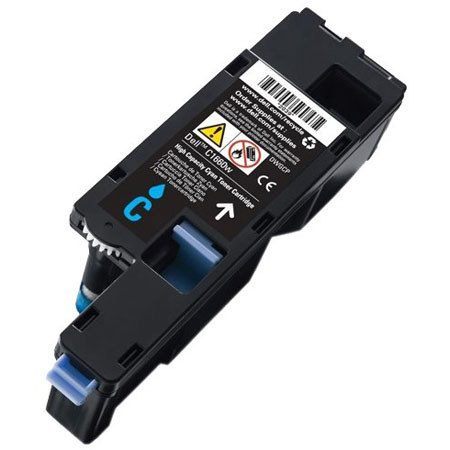 Dell DWGCP Cyan Toner Cartridge, 1000 Page Yield